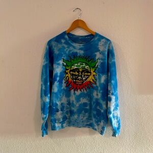 Sublime blue tye dye sweatshirt